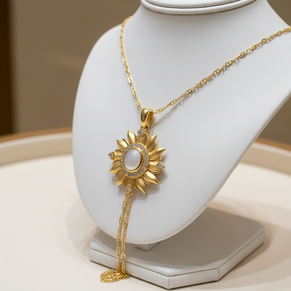Gold Pendant Necklace